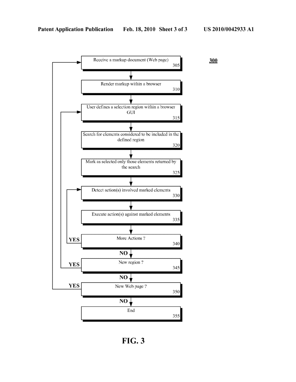 REGION SELECTION CONTROL FOR SELECTING BROWSER RENDERED ELEMENTS - diagram, schematic, and image 04