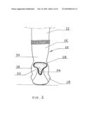 GARMENT INCLUDING ANKLE CUSHION AND METHOD OF MAKING SAME diagram and image