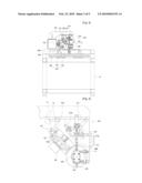 MASS PRODUCTION TYPE POSSIBLE AUTOMATIC RHINESTONE ADHESION APPARATUS diagram and image