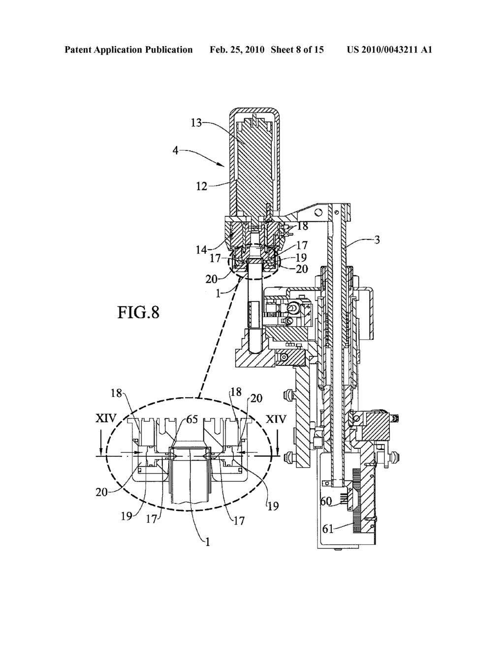 APPARATUS FOR REMOVING CAPS FROM TUBULAR CONTAINERS - diagram, schematic, and image 09