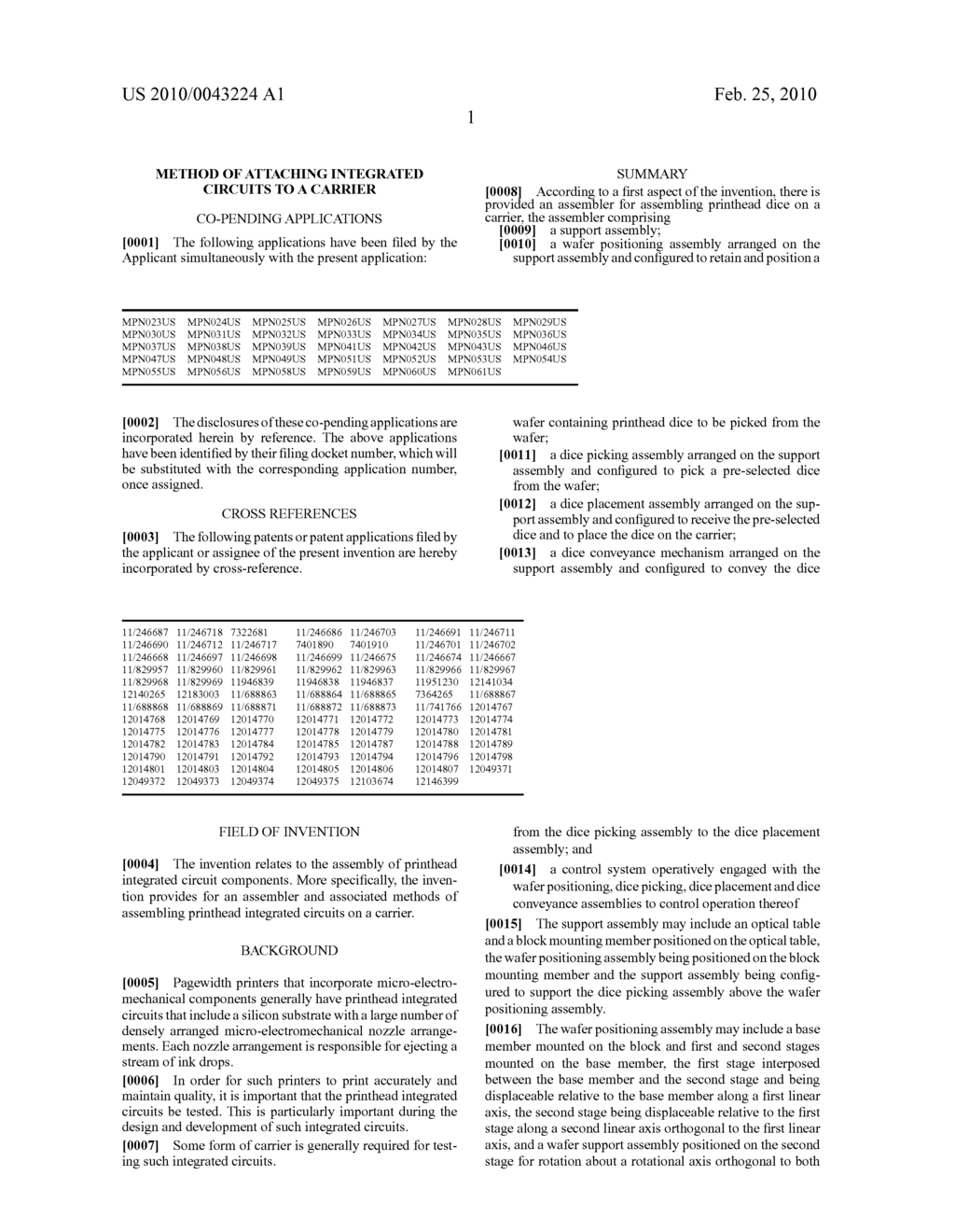 METHOD OF ATTACHING INTEGRATED CIRCUITS TO A CARRIER - diagram, schematic, and image 37