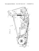 Combine Harvester Draper Header Having Flexible Cutterbar diagram and image