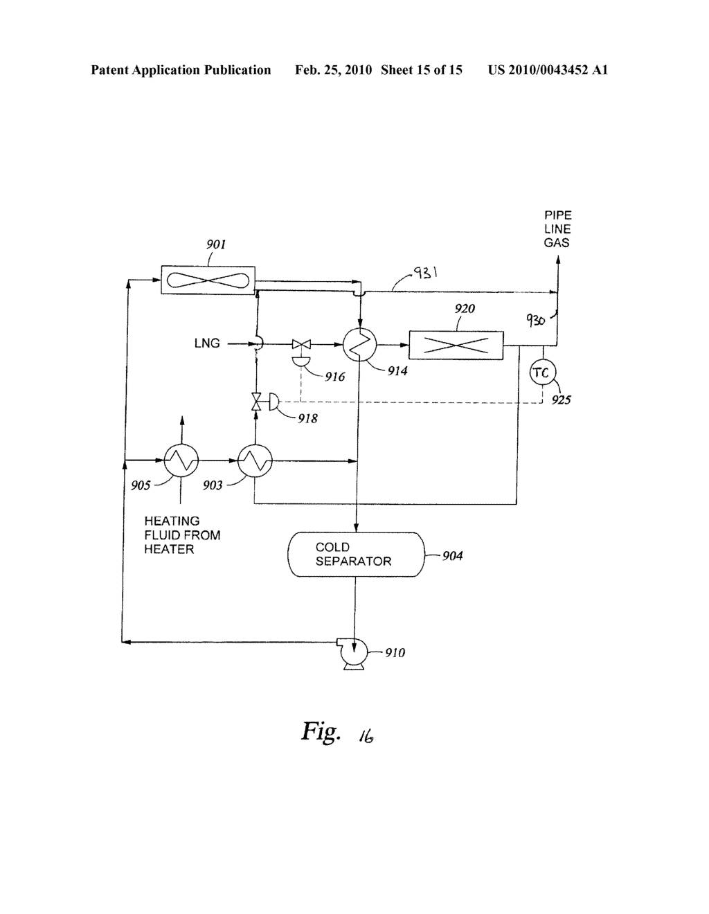 APPARATUS AND METHODS FOR CONVERTING A CRYOGENIC FLUID INTO GAS - diagram, schematic, and image 16