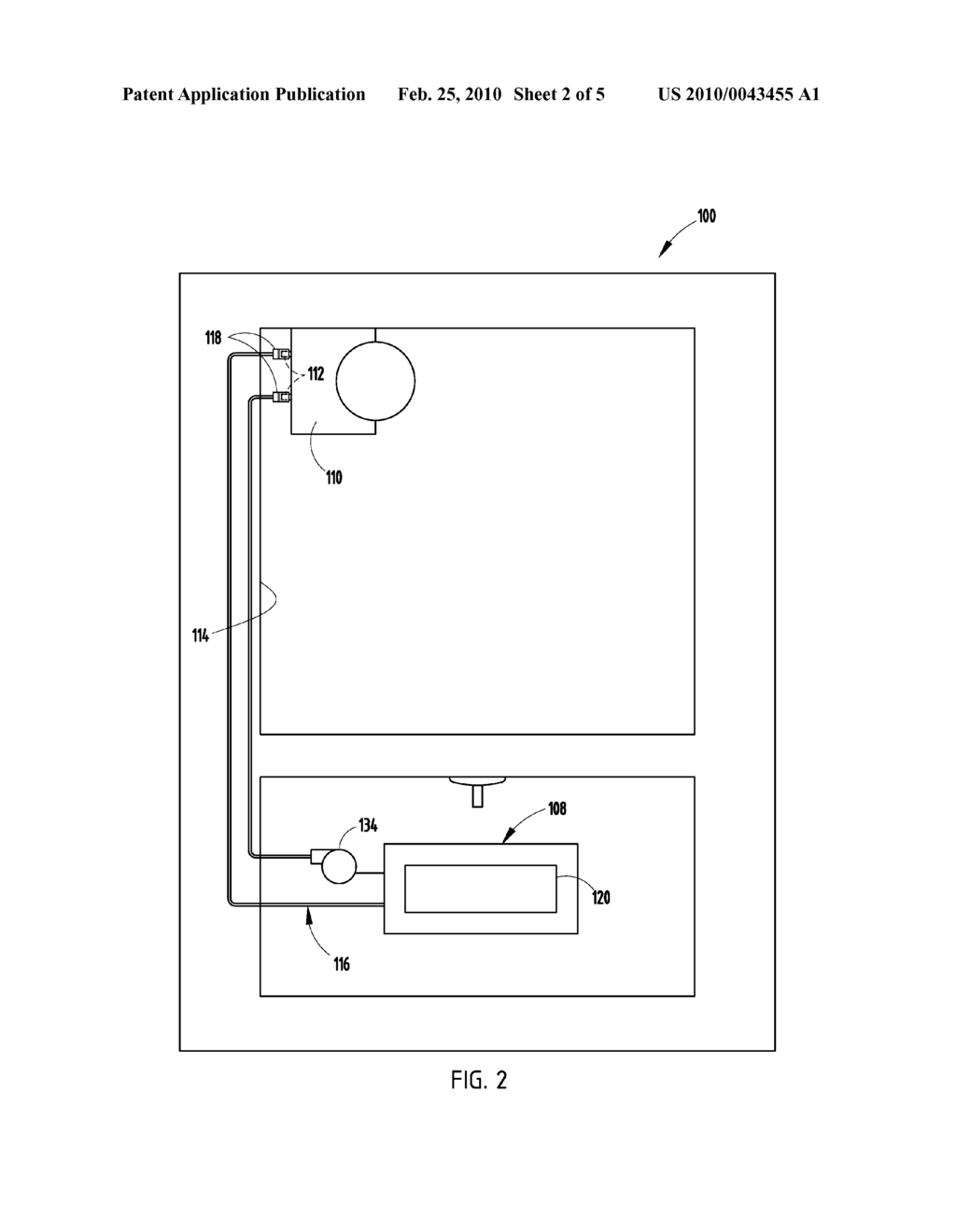 SECONDARY FLUID INFRASTRUCTURE WITHIN A REFRIGERATOR AND METHOD THEREOF - diagram, schematic, and image 03