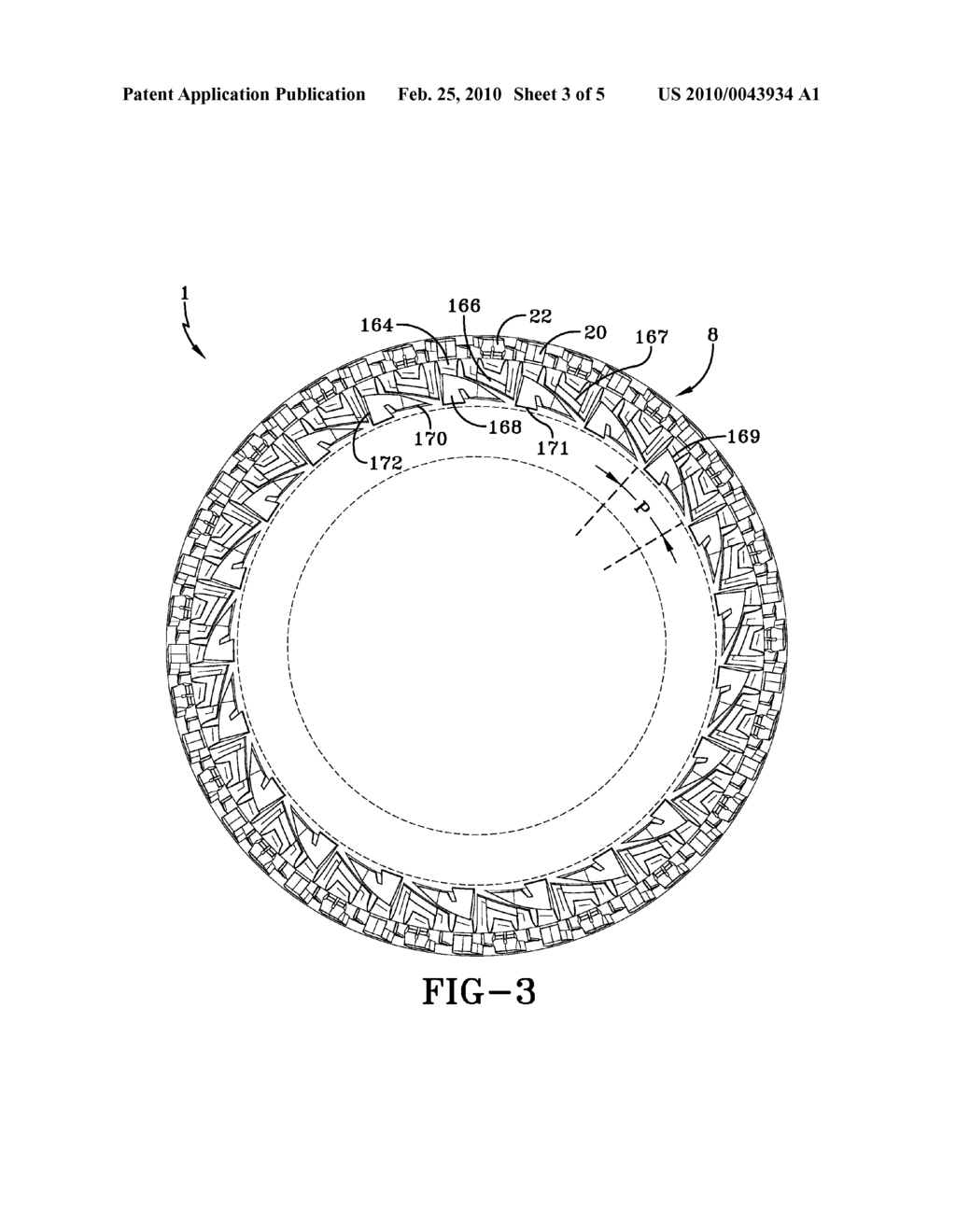 PNEUMATIC TIRE WITH SIDEWALL TREAD PROJECTIONS - diagram, schematic, and image 04