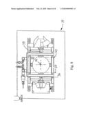 Method and device for producing receptacles coated with a film diagram and image