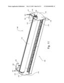 Roller Shade System Having A Pleated Shade Fabric diagram and image