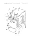 Manifold with multiple passages and cross-counterflow heat exchanger incorporating the same diagram and image