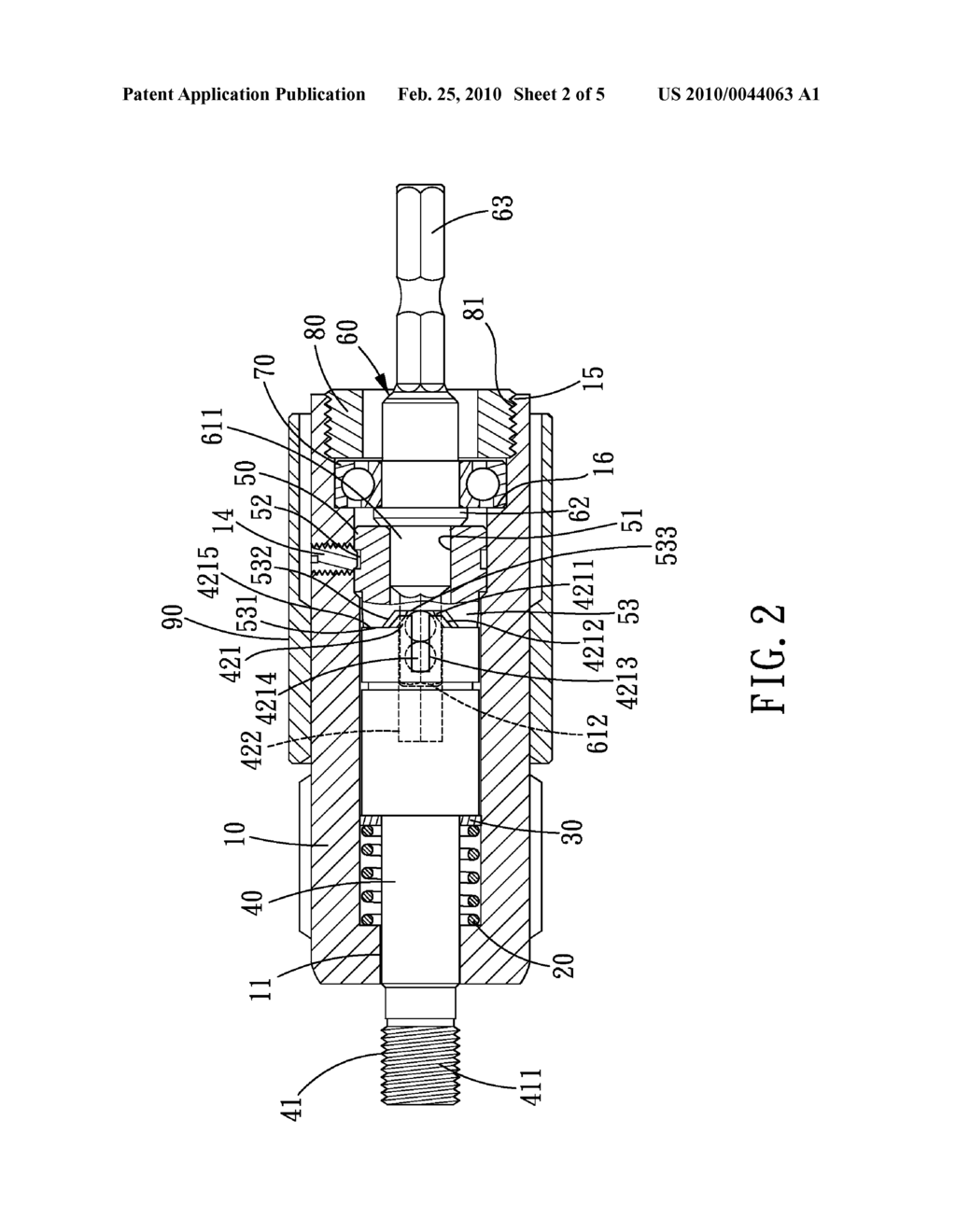 Vibratory and Impact Connector for a Power Tool - diagram, schematic, and image 03