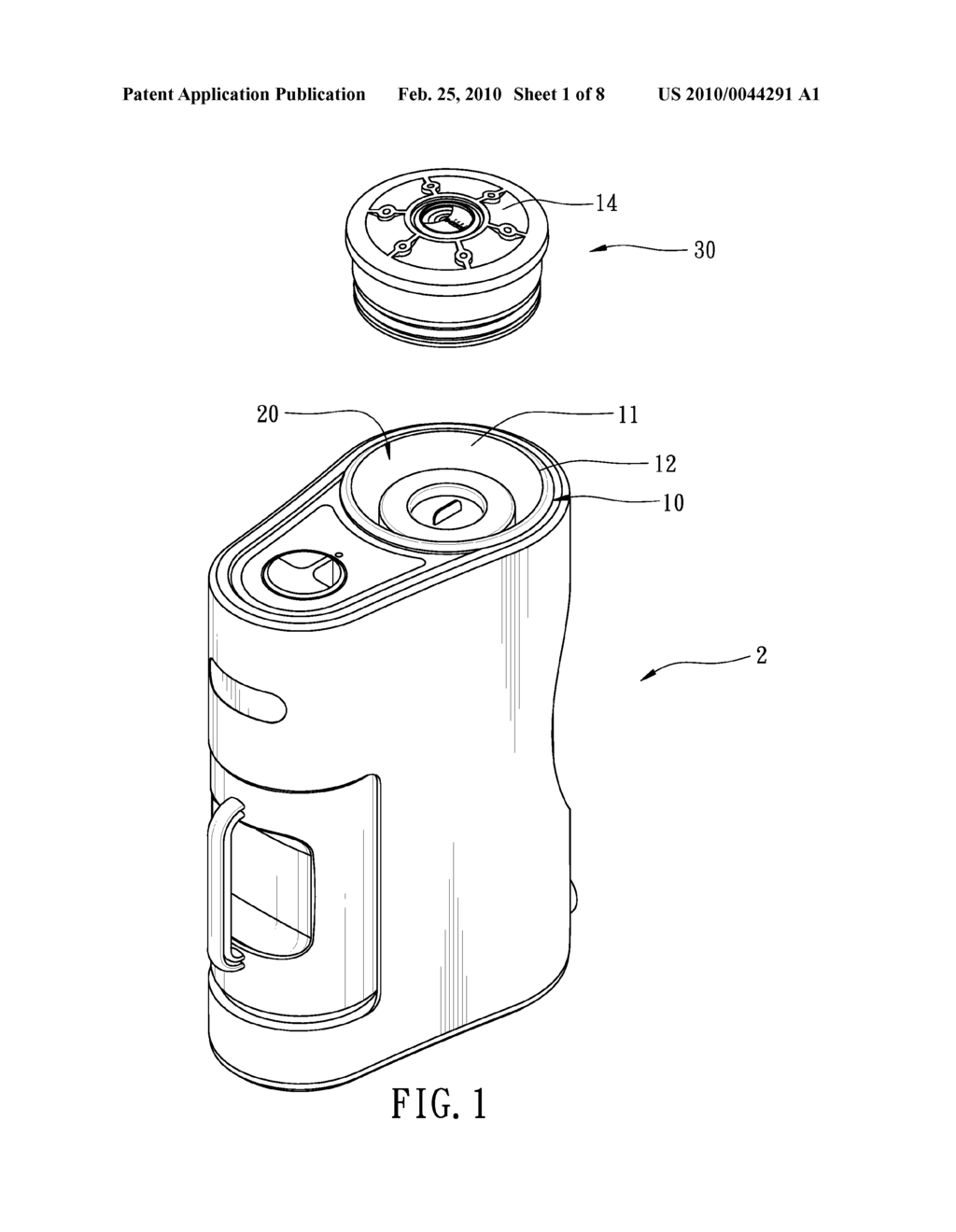 PITCHER WITH A WATER PURIFICATION MODULE - diagram, schematic, and image 02