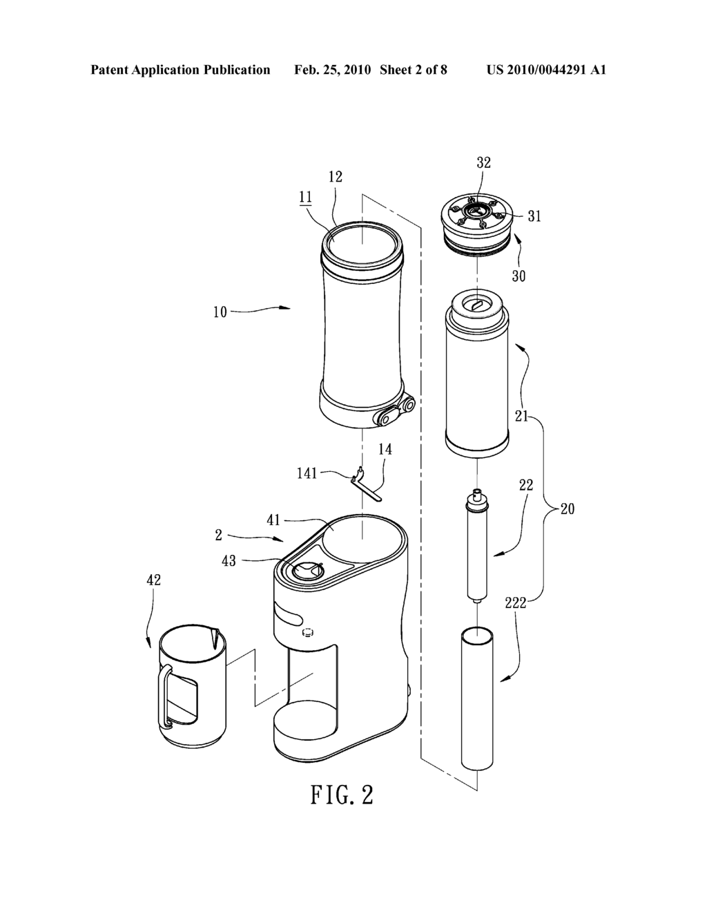 PITCHER WITH A WATER PURIFICATION MODULE - diagram, schematic, and image 03