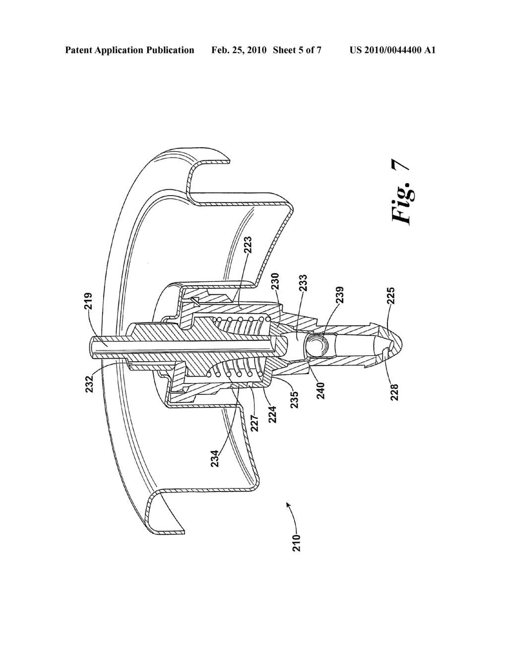 VALVE FOR A PRESSURISED DISPENSER COMPRISING INLET ORIFICES BEING DEFORMABLE BY THE INTERNAL PRESSURE - diagram, schematic, and image 06