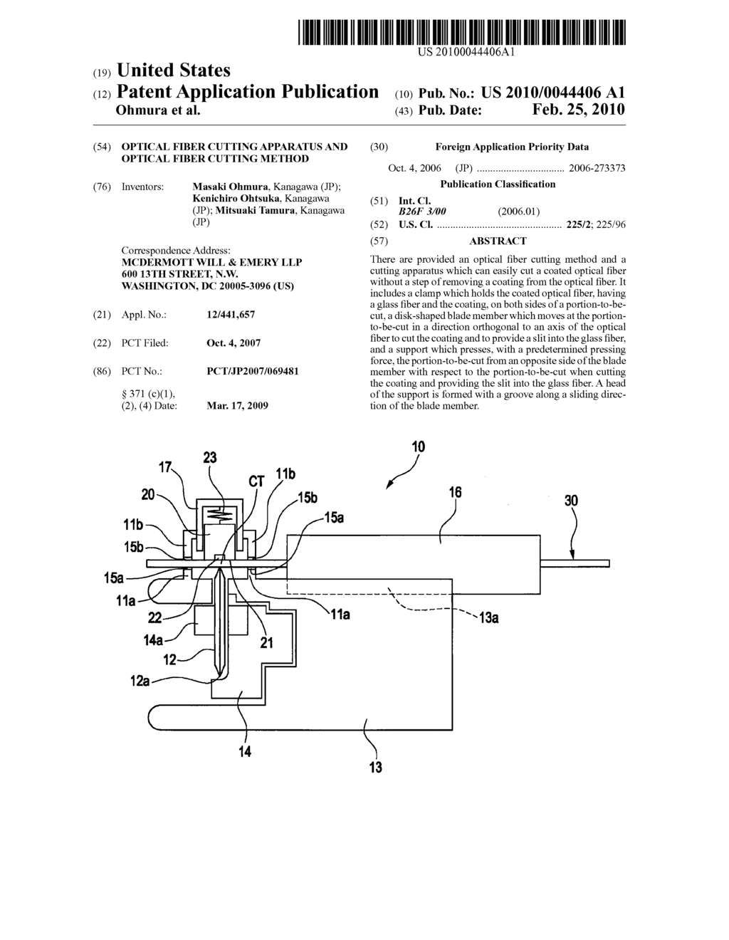 OPTICAL FIBER CUTTING APPARATUS AND OPTICAL FIBER CUTTING METHOD - diagram, schematic, and image 01