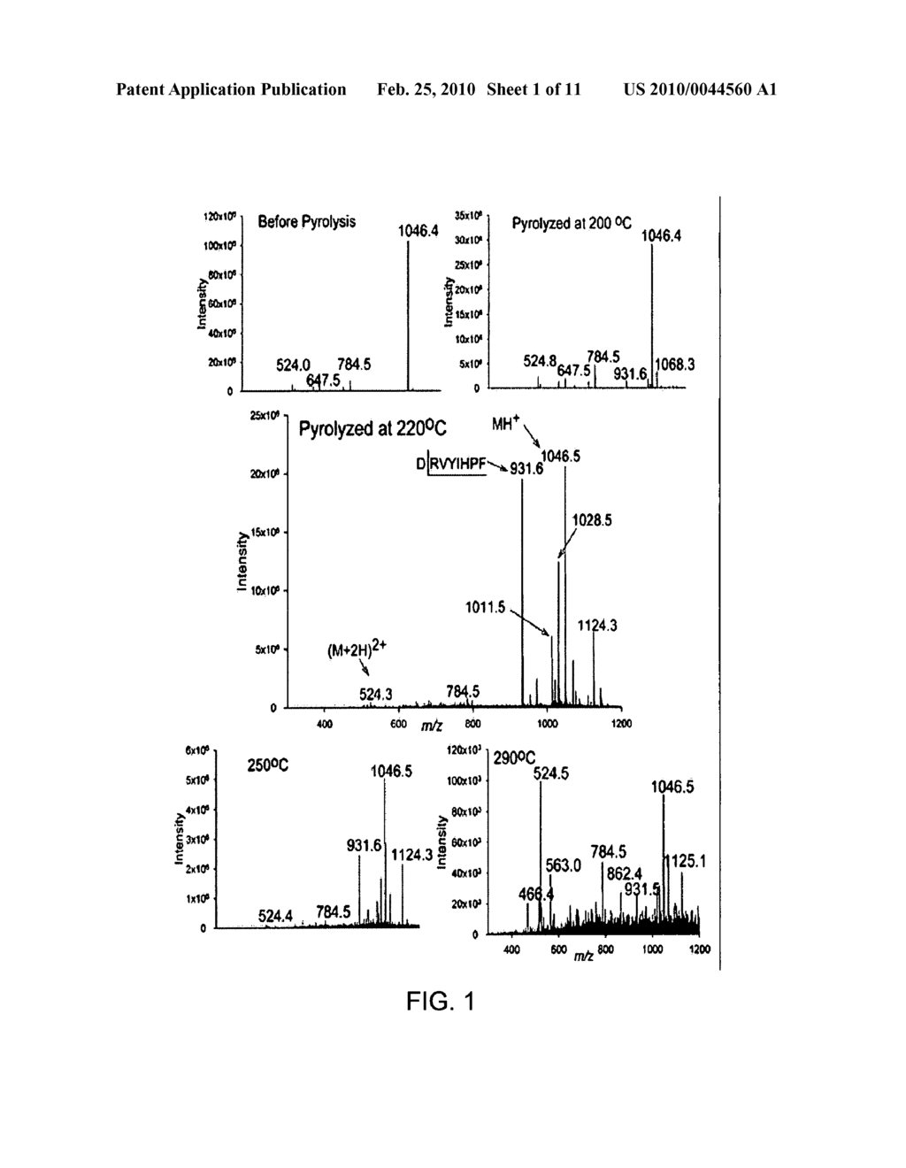 Method and Apparatus for Pyrolysis-Induced Cleavage in Peptides and Proteins - diagram, schematic, and image 02