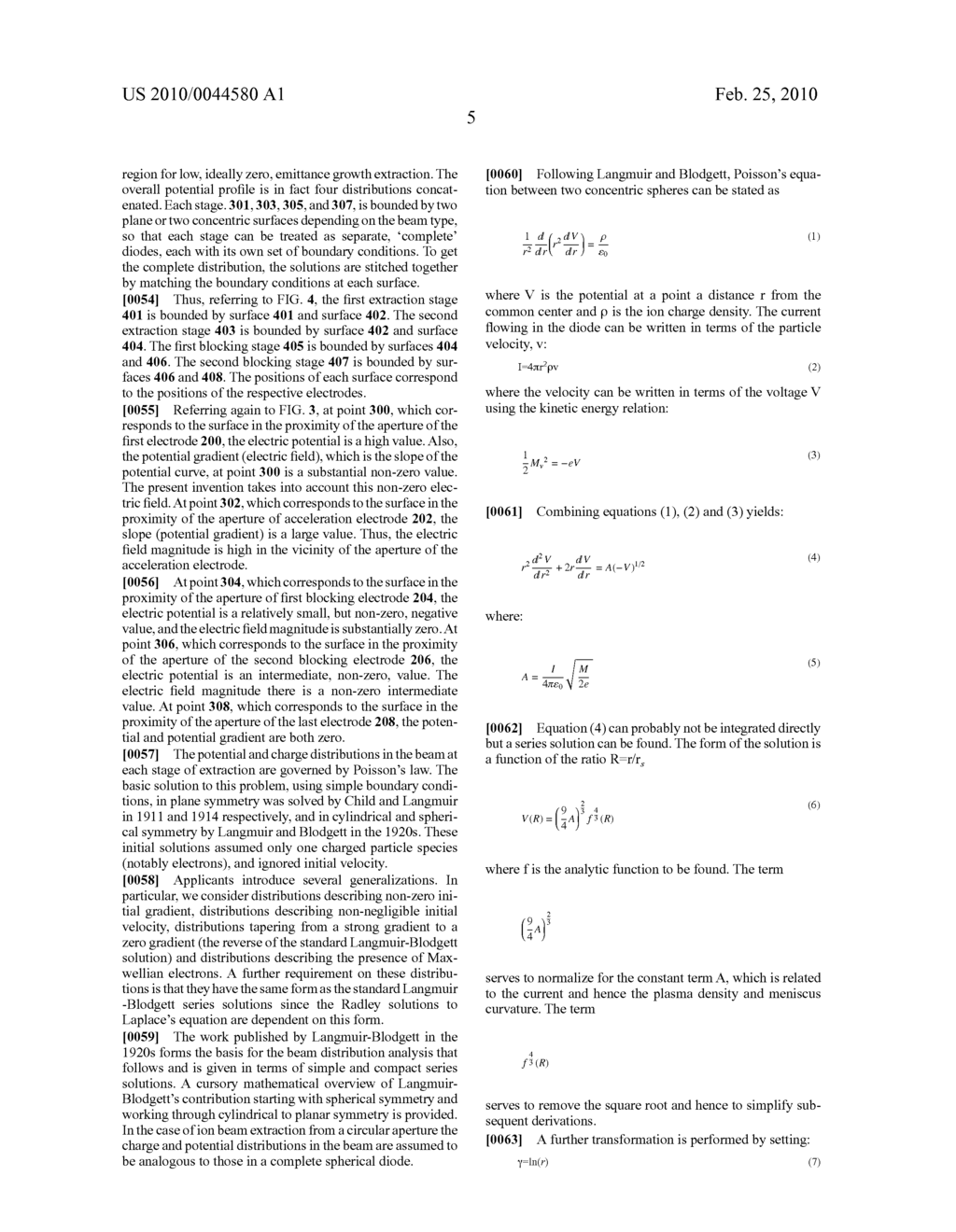 Charged Particle Extraction Device and Method of Design There For - diagram, schematic, and image 10