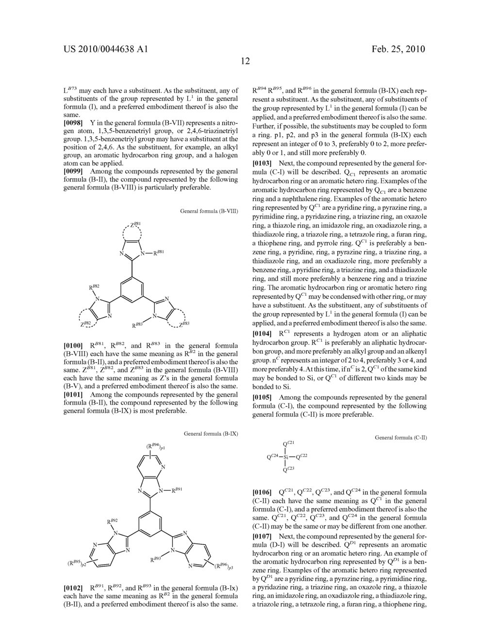 LIGHT EMITTING ELEMENT AND AZOLE COMPOUND - diagram, schematic, and image 13