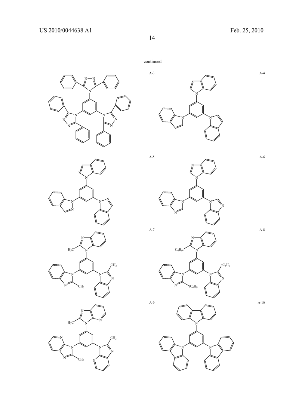 LIGHT EMITTING ELEMENT AND AZOLE COMPOUND - diagram, schematic, and image 15