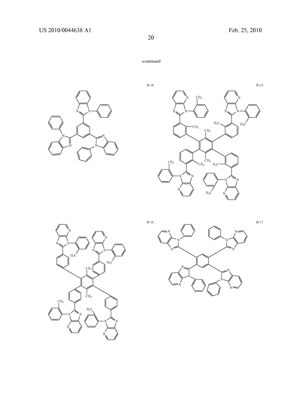 LIGHT EMITTING ELEMENT AND AZOLE COMPOUND - diagram, schematic, and image 21