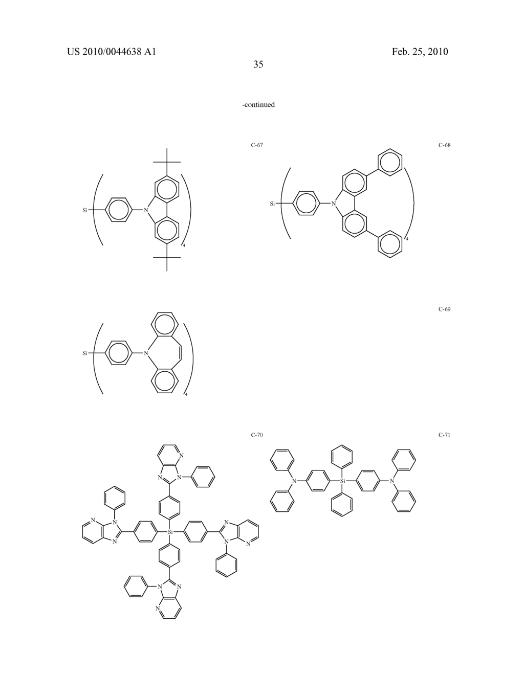 LIGHT EMITTING ELEMENT AND AZOLE COMPOUND - diagram, schematic, and image 36