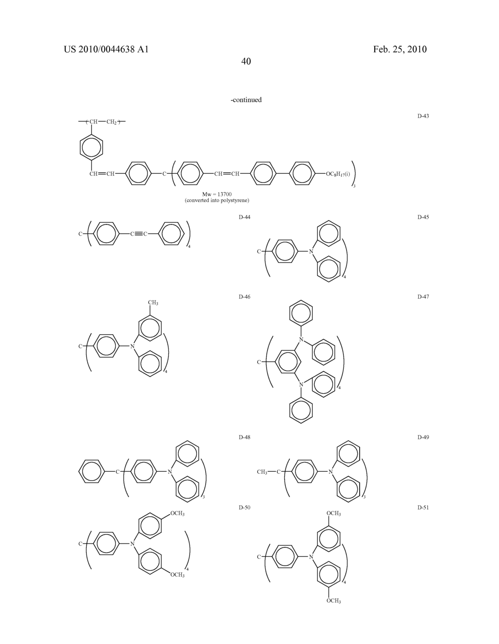 LIGHT EMITTING ELEMENT AND AZOLE COMPOUND - diagram, schematic, and image 41