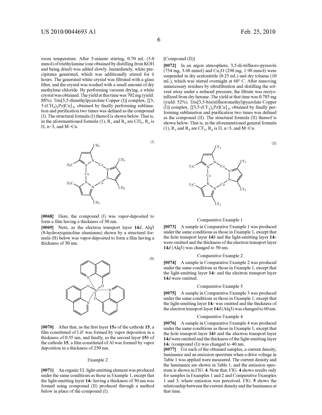 ORGANIC EL LIGHT-EMITTING MATERIAL AND ORGANIC EL LIGHT-EMITTING ELEMENT - diagram, schematic, and image 11