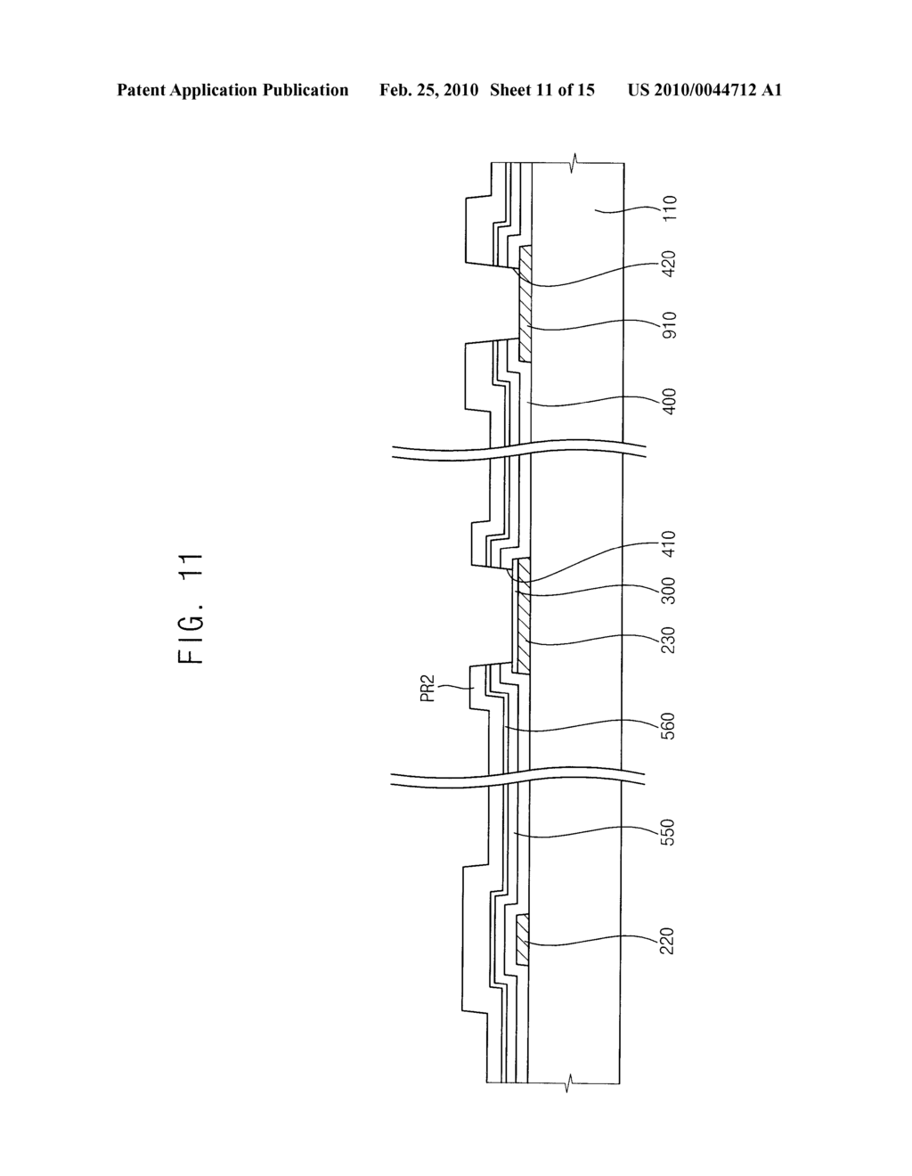 THIN-FILM TRANSISTOR SUBSTRATE AND METHOD OF MANUFACTURING THE SAME - diagram, schematic, and image 12