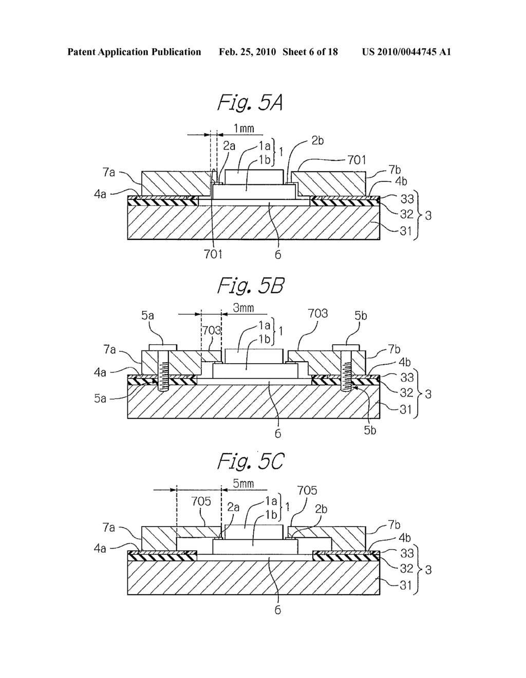 OPTICAL SEMICONDUCTOR DEVICE MODULE WITH POWER SUPPLY THROUGH UNEVEN CONTACTS - diagram, schematic, and image 07