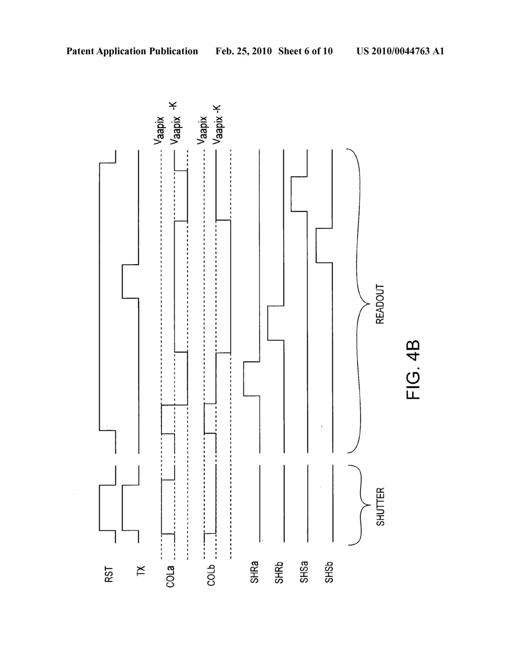 Method and apparatus providing an imager with a shared power supply and readout line for pixels - diagram, schematic, and image 07