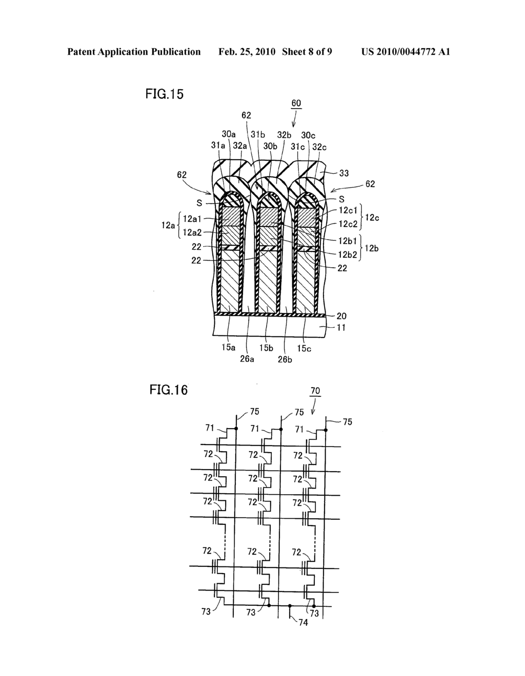 NONVOLATILE SEMICONDUCTOR DEVICE AND METHOD OF MANUFACTURING NONVOLATILE SEMICONDUCTOR DEVICE - diagram, schematic, and image 09