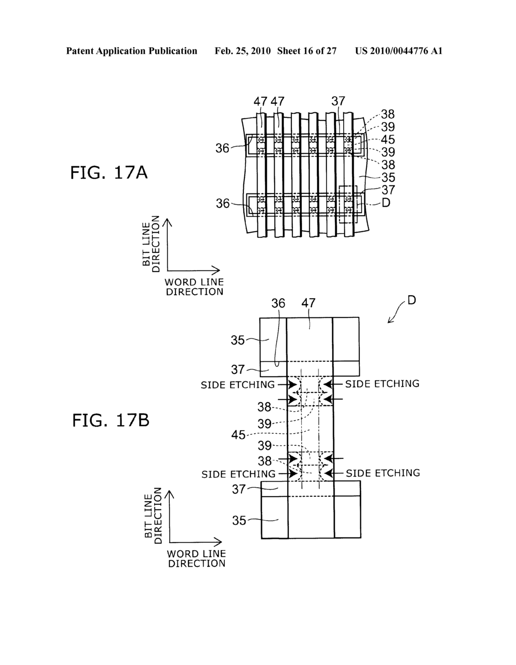 NONVOLATILE SEMICONDUCTOR MEMORY DEVICE AND METHOD FOR MANUFACTURING SAME - diagram, schematic, and image 17