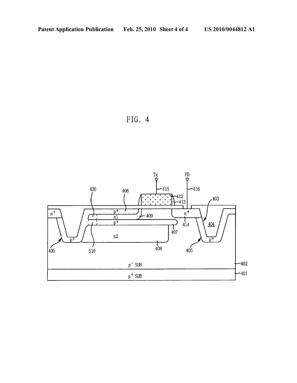 STRATIFIED PHOTODIODE FOR HIGH RESOLUTION CMOS IMAGE SENSOR IMPLEMENTED WITH STI TECHNOLOGY - diagram, schematic, and image 05