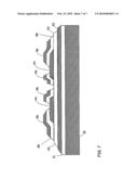 MULTI-LAYER FILM CAPACITOR WITH TAPERED FILM SIDEWALLS diagram and image