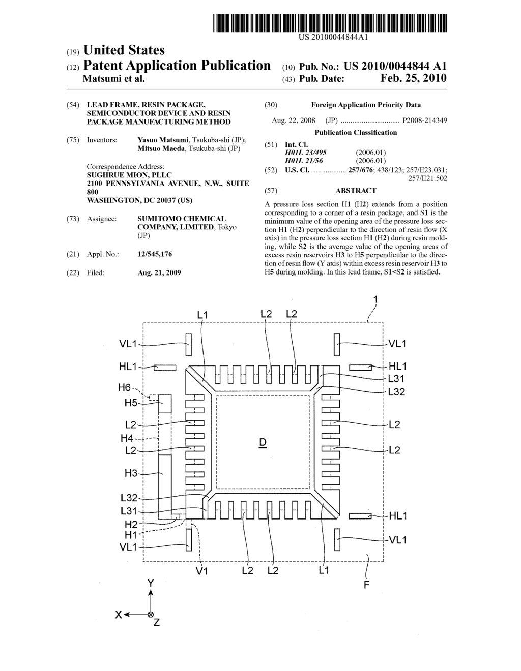 LEAD FRAME, RESIN PACKAGE, SEMICONDUCTOR DEVICE AND RESIN PACKAGE MANUFACTURING METHOD - diagram, schematic, and image 01