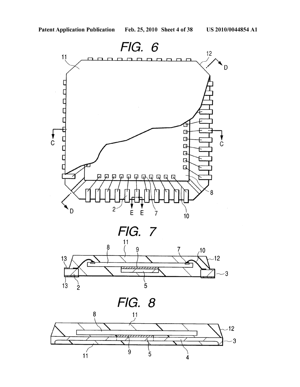 SEMICONDUCTOR DEVICE AND A METHOD OF MANUFACTURING THE SAME AND A MOUNTING STRUCTURE OF A SEMICONDUCTOR DEVICE - diagram, schematic, and image 05