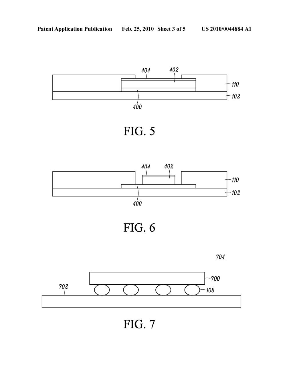 INTEGRATED CIRCUIT PACKAGE EMPLOYING PREDETERMINED THREE-DIMENSIONAL SOLDER PAD SURFACE AND METHOD FOR MAKING SAME - diagram, schematic, and image 04