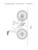 Spring-based Mechanism for Saving Labor of a Bicycle Rider diagram and image