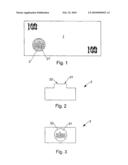 METHOD FOR APPLYING A METAL ELEMENT TO A SECURITY DOCUMENT diagram and image