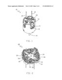 BRUSH GEAR OF A MOTOR diagram and image