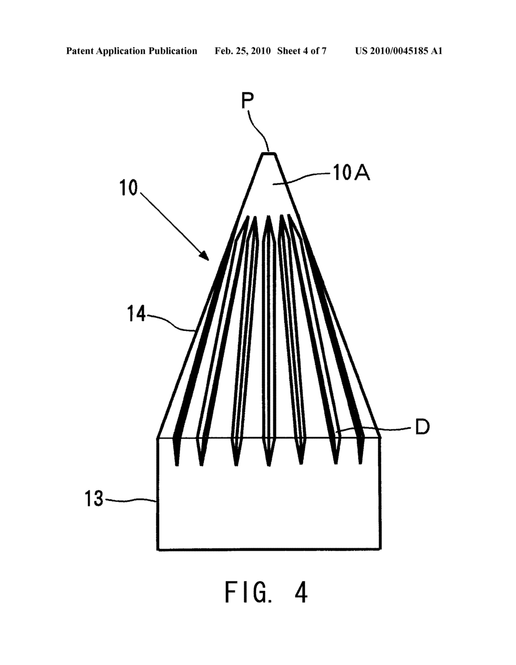 CATHODE FOR DISCHARGE LAMP AND DISCHARGE LAMP USING THE SAME - diagram, schematic, and image 05