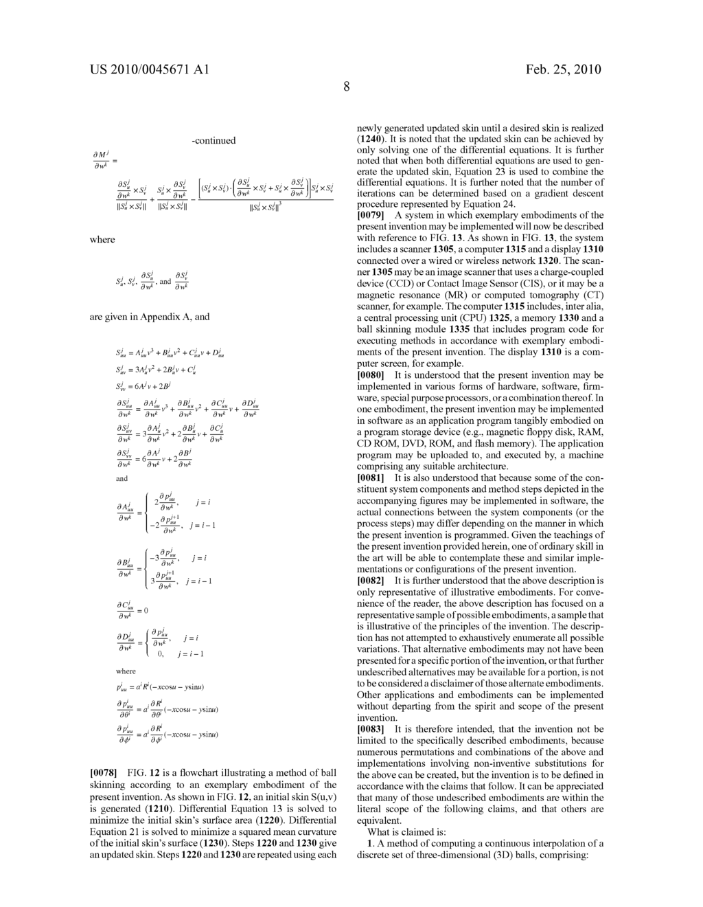 3D BALL SKINNING USING PARTIAL DIFFERENTIAL EQUATIONS FOR GENERATION OF SMOOTH TUBULAR SURFACES - diagram, schematic, and image 23