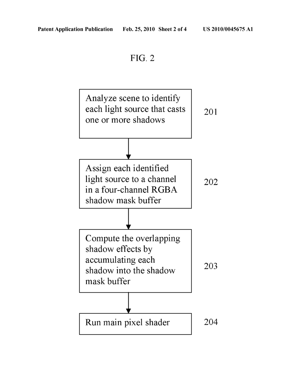 SYSTEMS AND METHODS FOR REPRODUCTION OF SHADOWS FROM MULTIPLE INCIDENT LIGHT SOURCES - diagram, schematic, and image 03