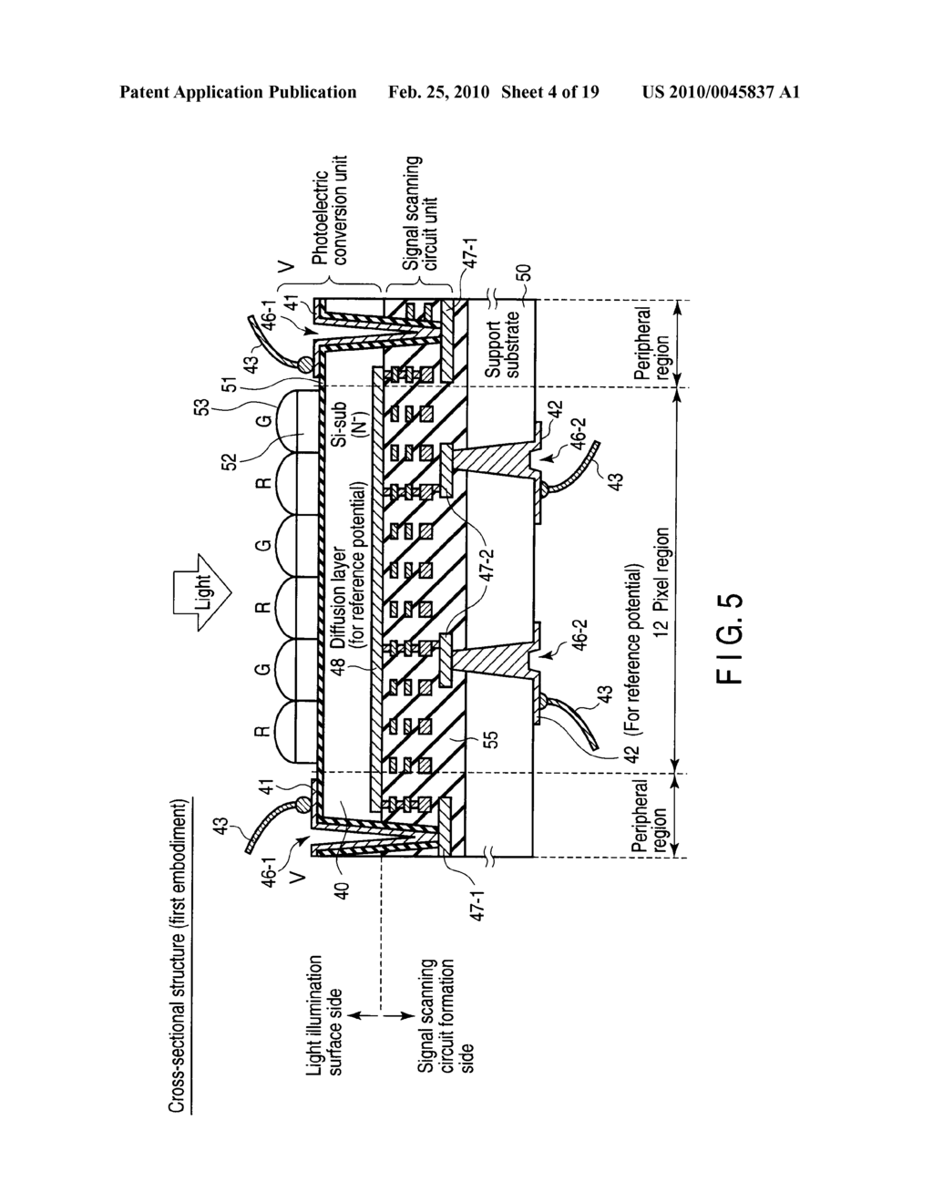 SOLID-STATE IMAGING DEVICE AND METHOD OF MANUFACTURING THE SAME - diagram, schematic, and image 05