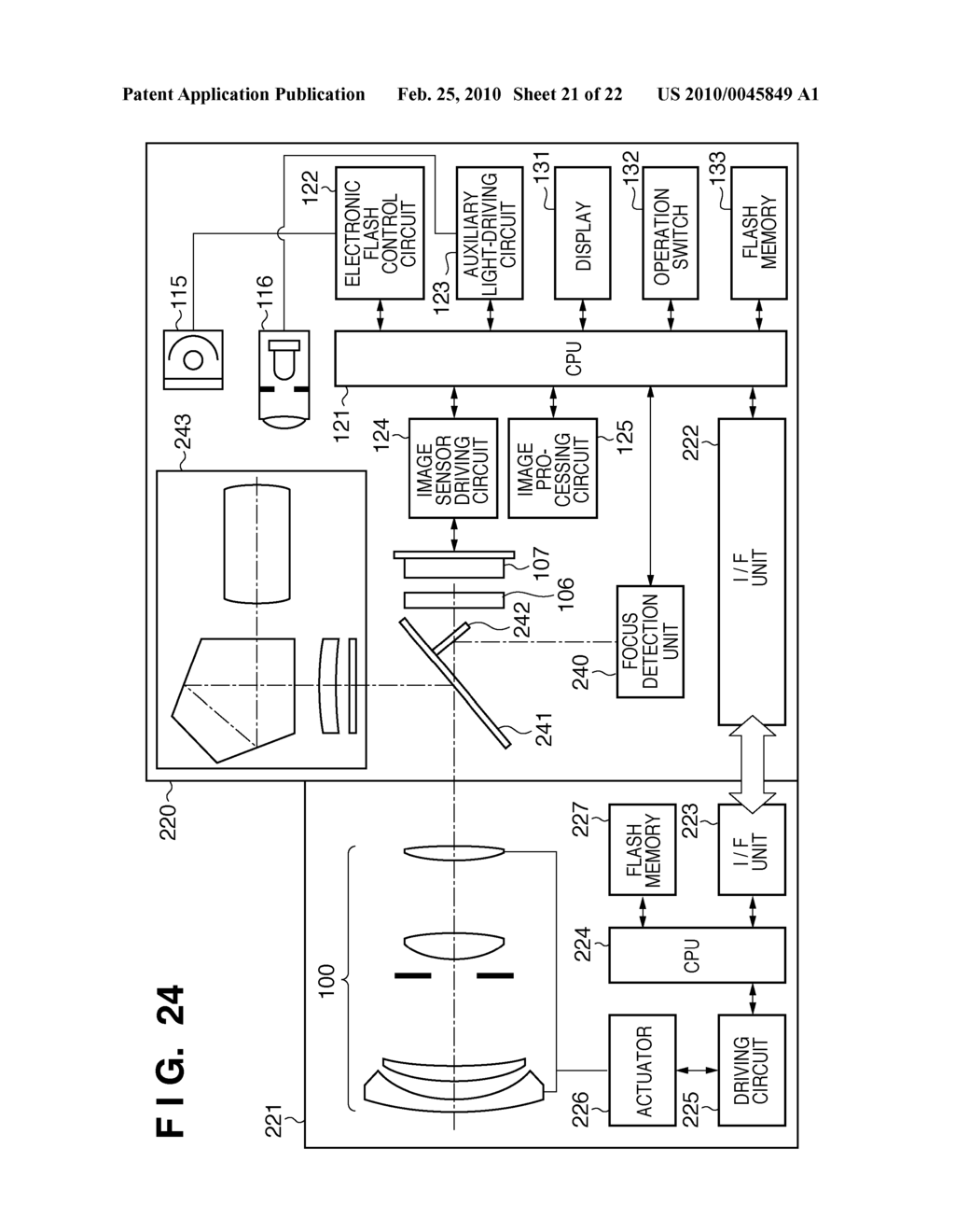 IMAGE SENSING APPARATUS, IMAGE SENSING SYSTEM AND FOCUS DETECTION METHOD - diagram, schematic, and image 22