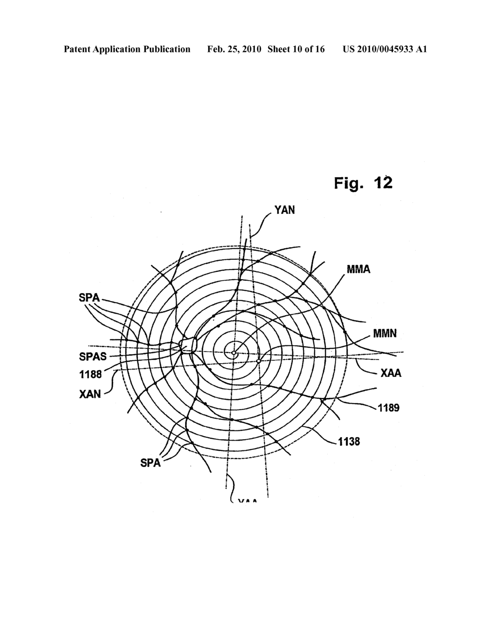 Device and method for determining the orientation of an eye - diagram, schematic, and image 11