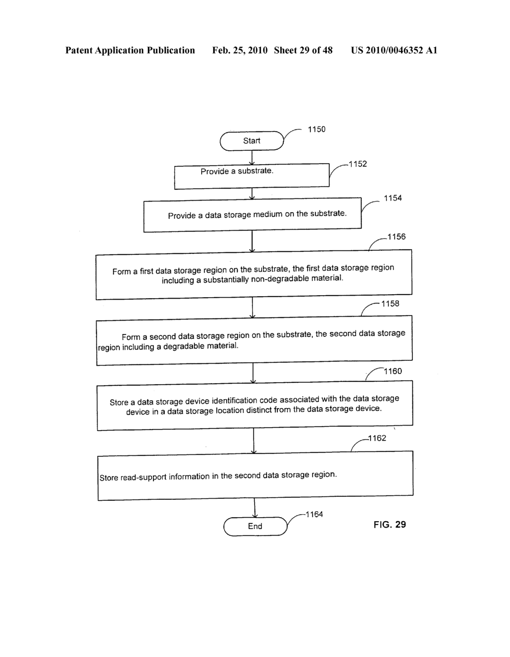 Method of manufacturing a limited use data storing device - diagram, schematic, and image 30