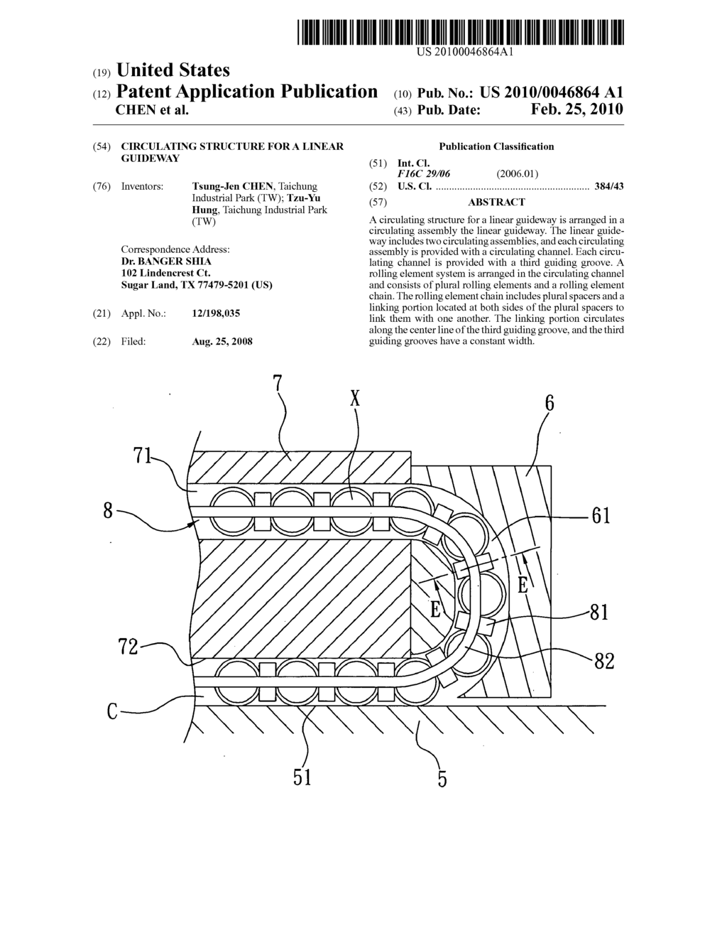 Circulating Structure for a Linear Guideway - diagram, schematic, and image 01