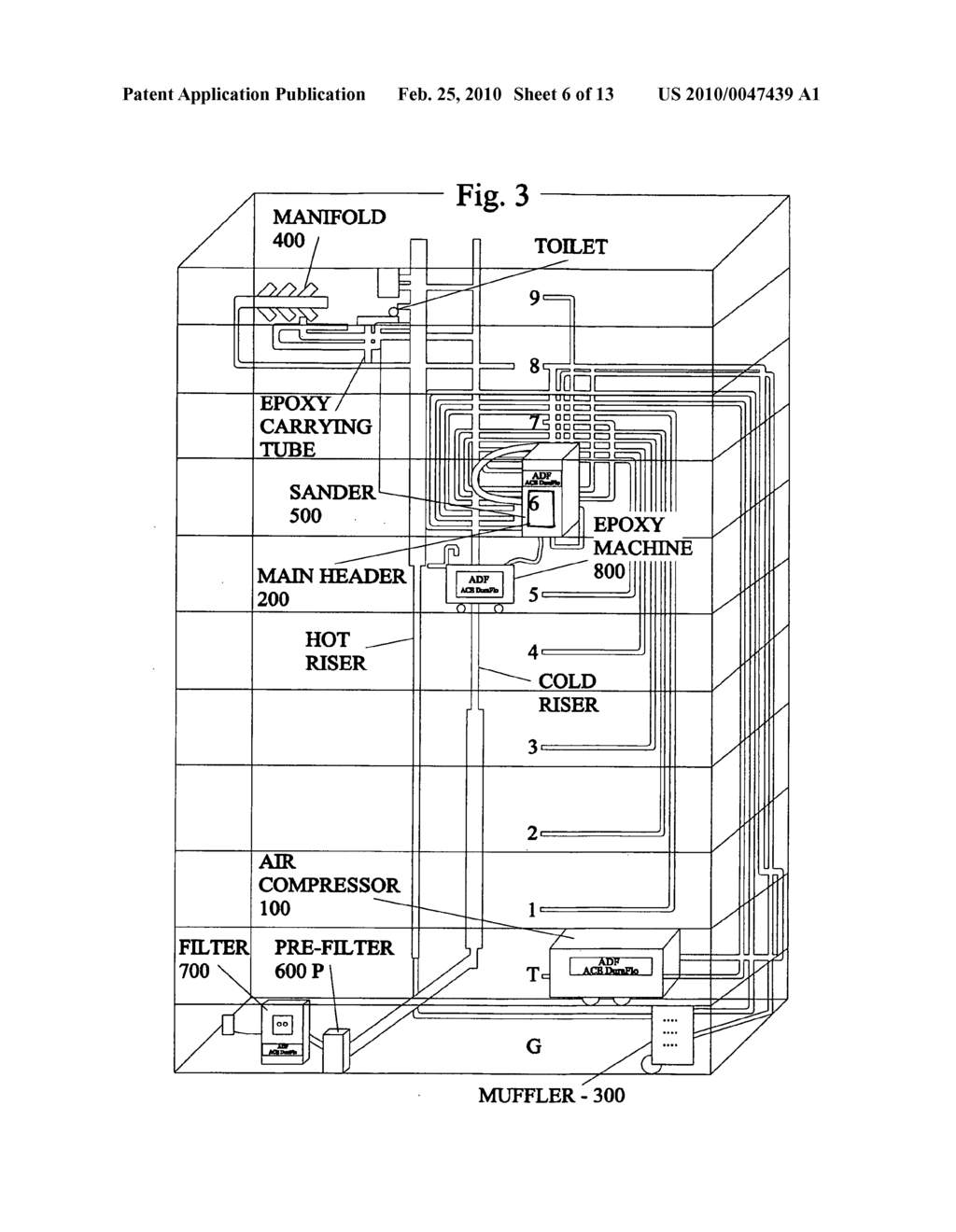 Barrier coating corrosion control methods and systems for interior piping systems - diagram, schematic, and image 07