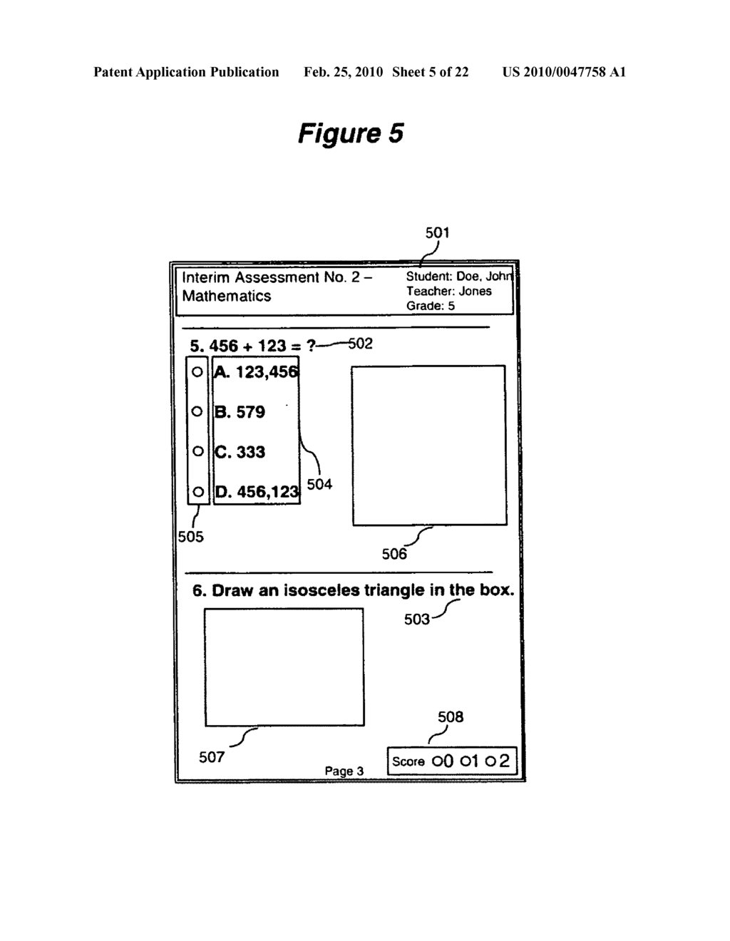 System and method for using interim-assessment data for instructional decision-making - diagram, schematic, and image 06