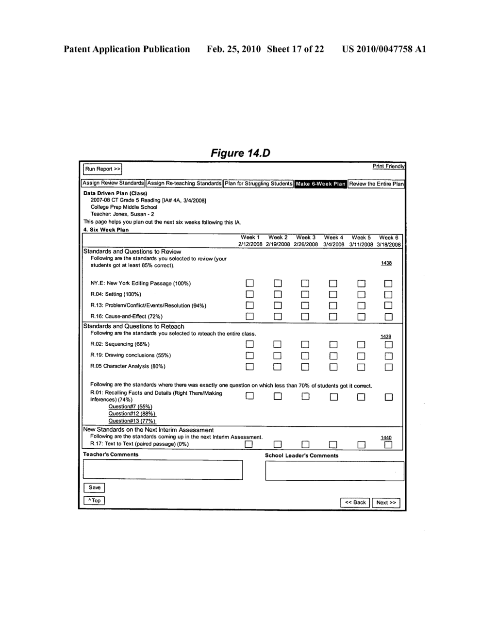 System and method for using interim-assessment data for instructional decision-making - diagram, schematic, and image 18