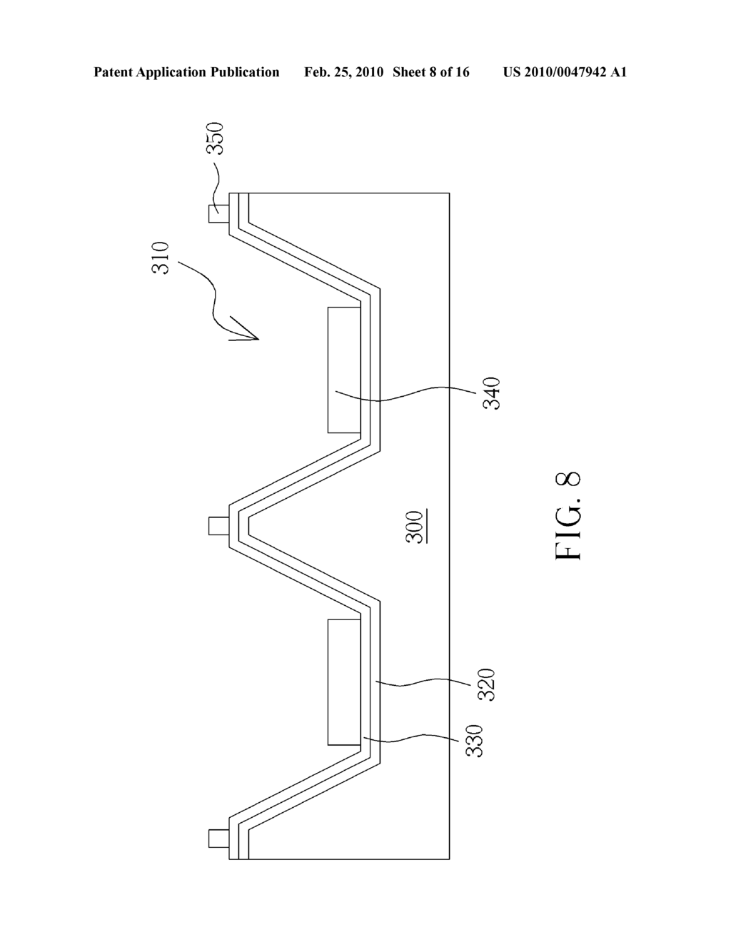 METHOD OF MAKING WHITE LED PACKAGE STRUCTURE HAVING A SILICON SUBSTRATE - diagram, schematic, and image 09